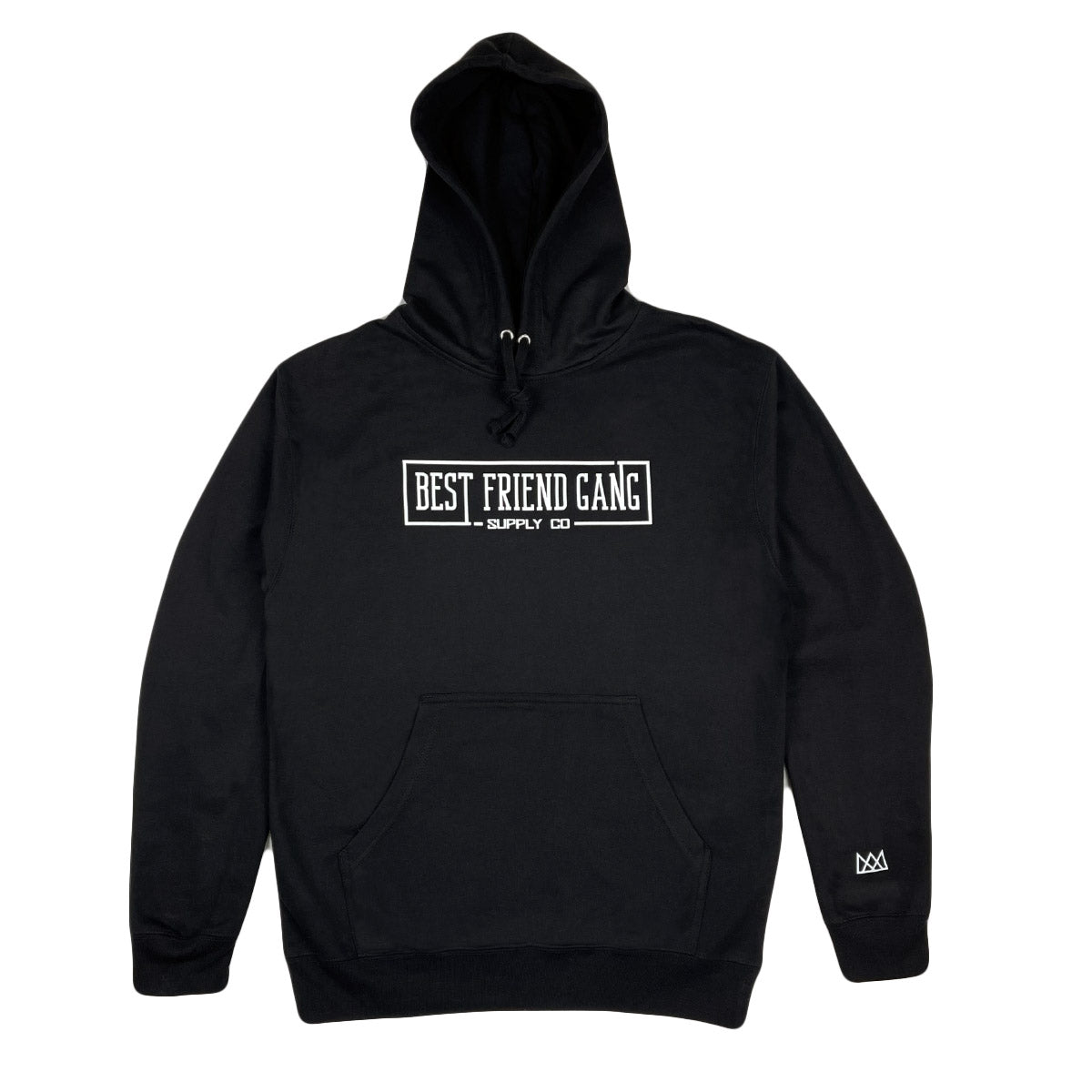 Best Friend Gang Supply Co OG Black Logo Pullover Hoodie