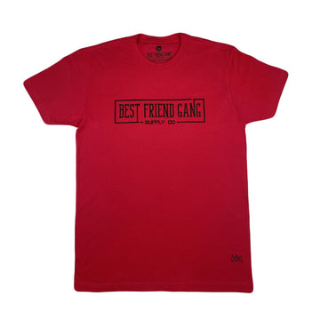 Best Friend Gang Supply Co OG Red Logo Crew Tee