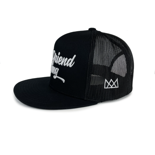 Best Friend Gang Hypebeast Black Trucker Hat